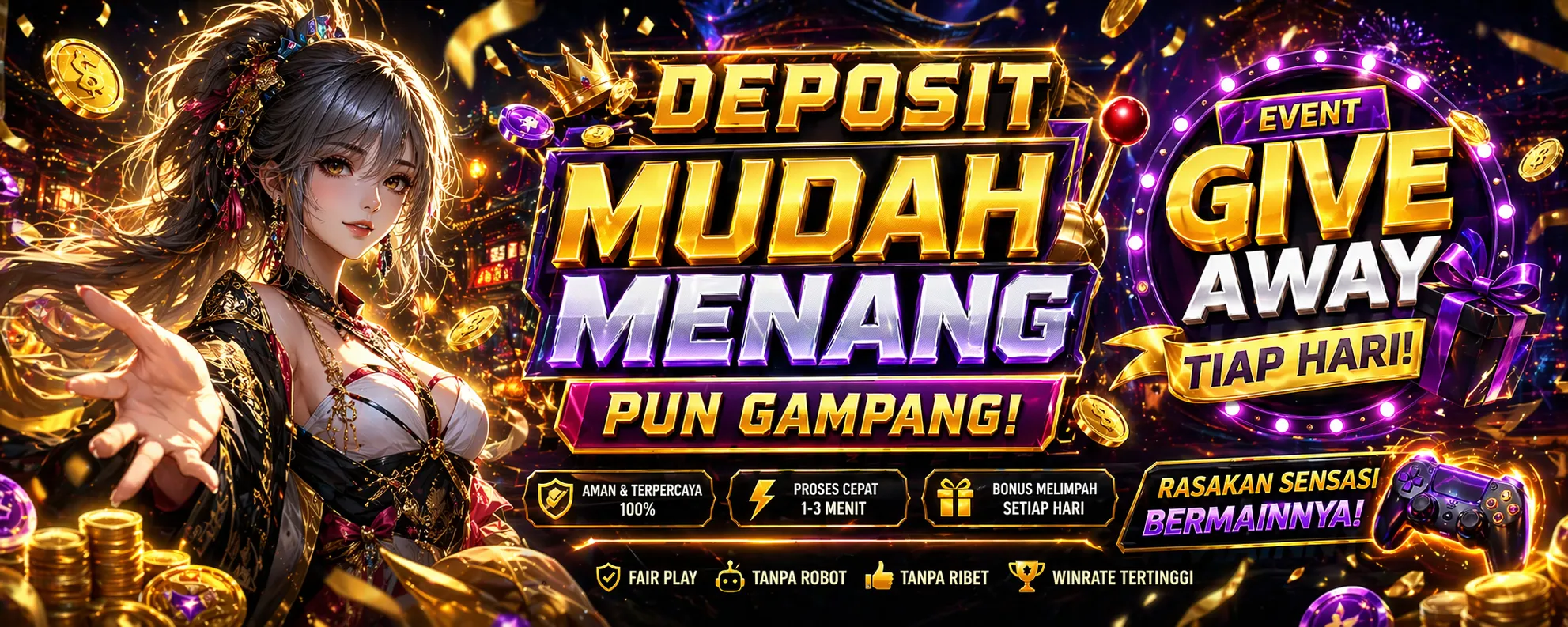 PANDAHOKI • Main Ceria Mempermudah Jalan Untuk Menang!